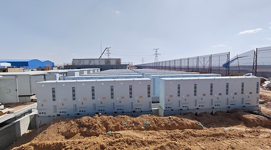 宁夏太阳山泉眼50MW/100MWh液冷一体柜储能项目