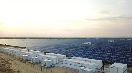 国内首个5MW/10MWh，35kV大型地面弃光储能电站（2016）
